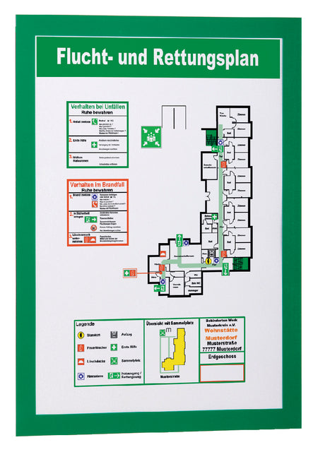 Langlebig - Duraframe Langlebig A4 Green