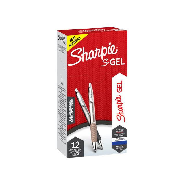 Sharpie - dh S -gel Roller, mittlerer Punkt, pro Stück, verschiedene metallische Farben