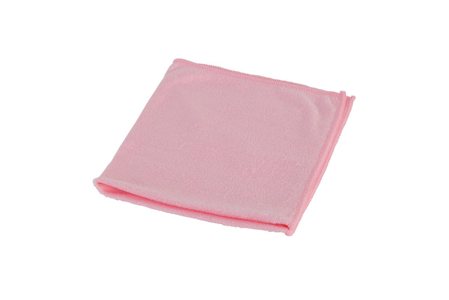 CleanInQ - Mikrofaser -Stoff Basic 38x38cm rot