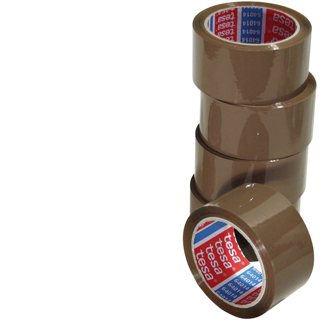 Tesa - Verpackung 64014 50 mmx66m Brown PP | 6 Stücke