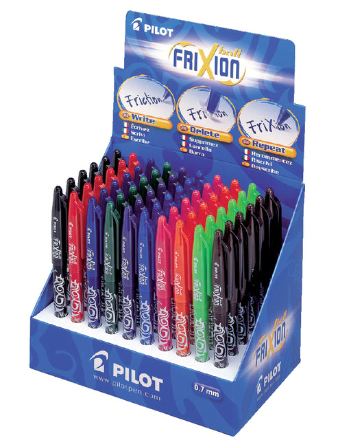 Pilot - Rollerpen Pilot Frixion BL -FR7 0,35 mm Assorti Display 60 Teile | 60 Stücke