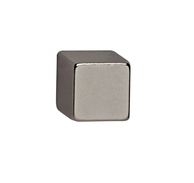 Maul - Neodym -Würfel -Magnet 10 x 10 x 10 mm, Ziehleistung 3,8 kg für Glas und Whiteboard, Blasen von 4 Stcs