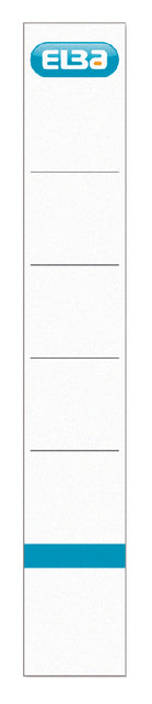 Elba - Rug Plug -In -Karte schmal 30x190mm weiß 10 Teile