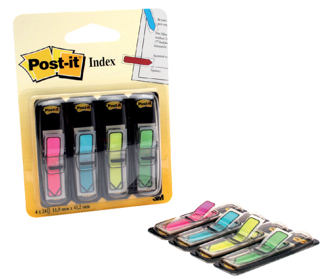 Post -it - INDEXTABS 684 12x43mm Pijl Neon Assorti