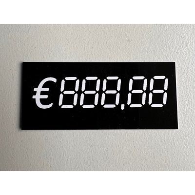 Klika - Digitalkarte 60x25 mm 888,88 € 10 Stück 20 Stück