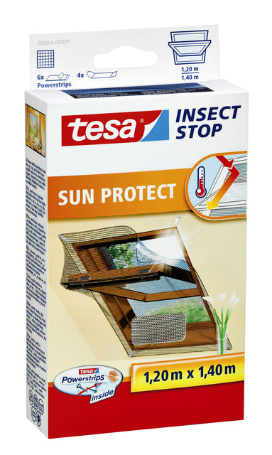 Tesa - INSECTHOR 55924 für Skylight 1,2x1,4m Schwarz