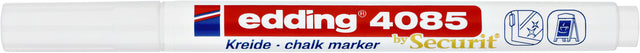 Edding - Chalkstift Edding von 4085 um 1-2 mm weiß | 10 Stücke