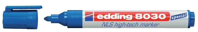 EDDING-VILTSTIFT EDDING 8030 NLS High-Tech-Marker 1,5-3mm Blau | 10 Stücke