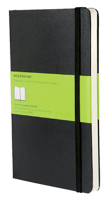 Moleskine - Notizbuch, ft 13 x 21 cm, schlicht, hartes Cover, 240 Seiten, schwarz