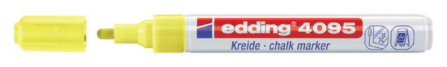 Edding - Chalkstift Edding 4095 um Neon Geel 2-3mm | 10 Stücke