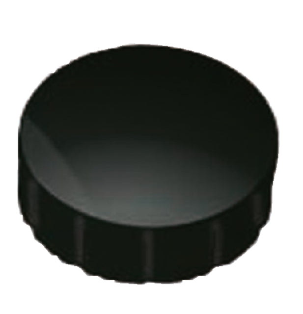 Maul - Magnet Feststoff, 15 mm, Tenskkracht 150 g, Schachtel mit 10 Teilen, schwarz