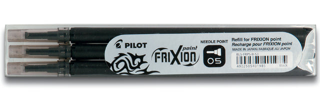 Pilot - RollerPenvulling Pilot Frixion Hi -Tecpoint Black 0,25 mm | 12 Stücke