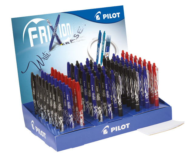 Rollerpen Pilot Frixion Clicker 0,35 mm Display von 120 Teilen Assorti