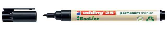 Edding - Filz -Tip Edding 25 Ecoline um 1 mm schwarz | 10 Stücke