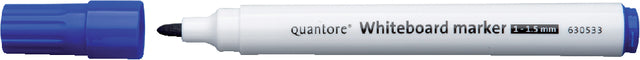 Quantore - Whiteboard -Marker um 1-1,5 mm blau | 10 Stücke
