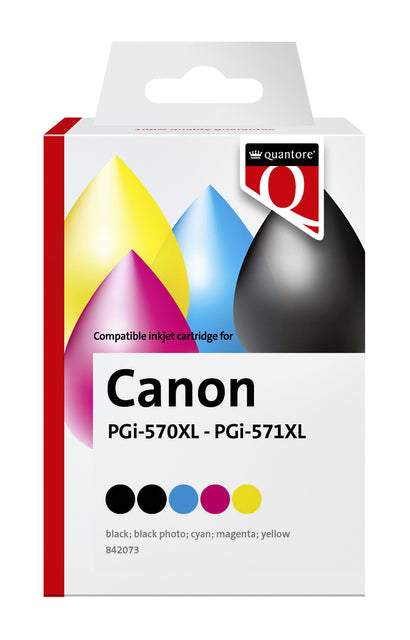 Quantore-Inkcartridge Canon PGI-570XL CLI-571XL