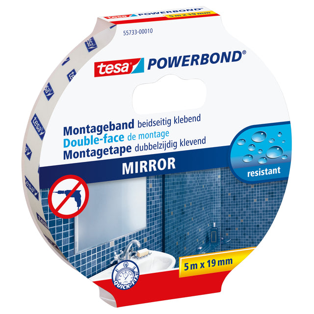 Tesa - Powerbond 55733 für Spiegel 19mmx5m