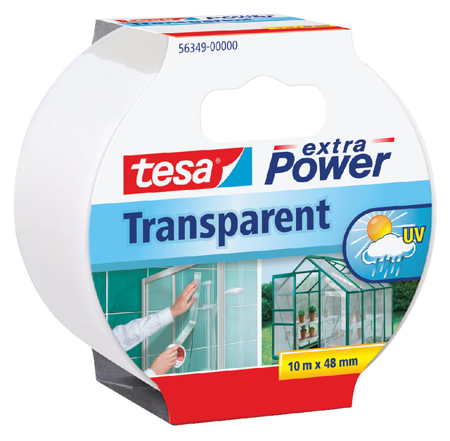 Tesa - Klebeband 50mmx10m zusätzlicher Strom transparent