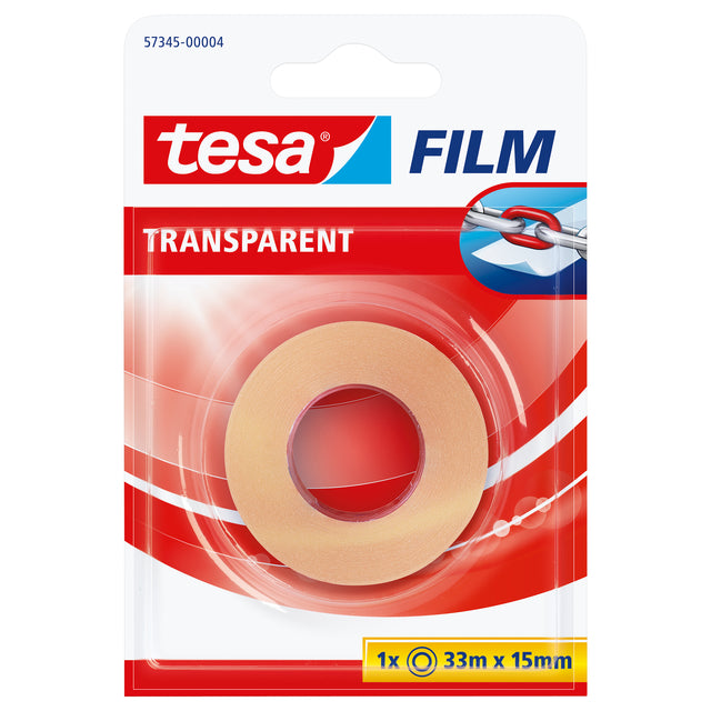 Tesa - Packbandfilm 15mmx33 m transparent Blase