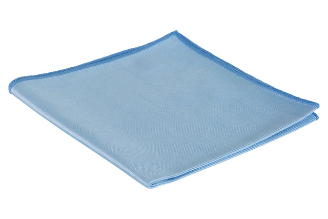 Cleaninq - Mikrofaserglas Tuch 40x40 cm blau