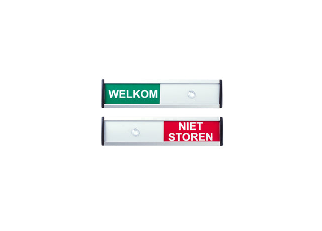 Posta - Infobord Willkommen nicht stören 125x30 mm