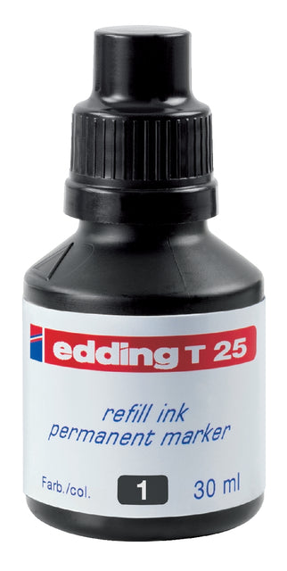 Edding - Viltstift Tinte Edding T25 Schwarz