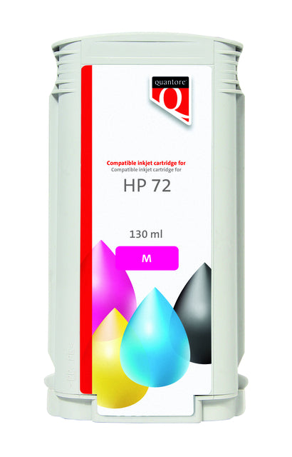 Quantor - Inkcartridge HP 72 C9372A Rood