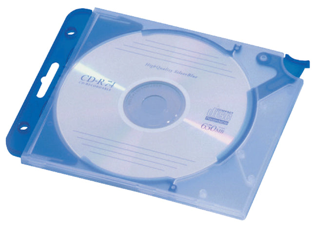 Langlebig - CD -Speicherordner Quickflip Complete Blau