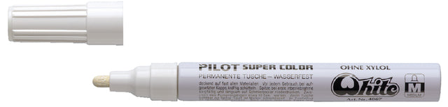 Pilot-Tip Pilot Super SC-W-M Lakmarker rund weiß 2mm | 12 Stücke