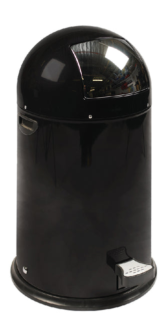 Eko - Abfall bin Bin Kickcan 33 Liter Matt Black