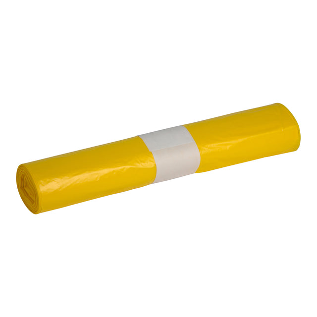 Powersterko - Abfallbeutel HDPE T23 58x100cm 70L Gelb | 20 Stücke