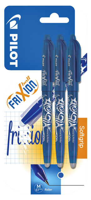 Pilot - Rollerpen Pilot Frixion Blau 0,35 mm Blasen von 3 Teilen