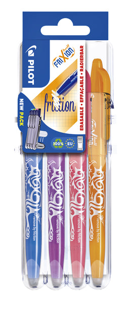 Pilot - Rollerpen Frixion set2go BL -Fr7 0,35 mm auf 4 Teile Spaß Asd