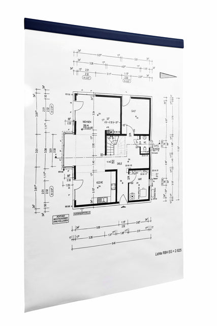 Magnetische Klemme langlebiger Durafix Rail 297mm 5 Stück Blau