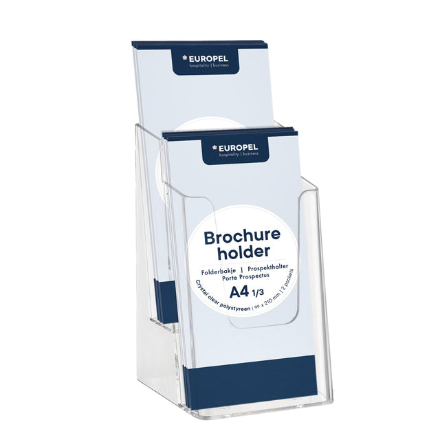 Europel - Ordnerhalter 2 Vaks 1/3 A4 Transparent