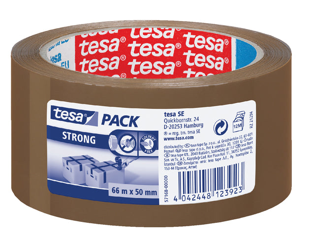 Tesa - Verpackung 50mmx66m Brown PP | 6 Stücke