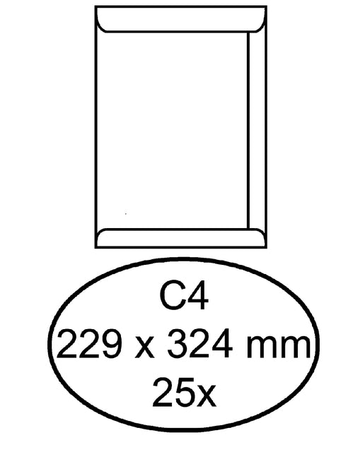 Quantore - Umschlag Tat C4 229x324 120gr ZK WT | 10 Stücke