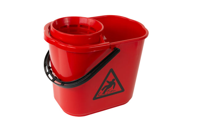 CleanInQ - Lose Mop Emmer mit Korf 12 LTR R.