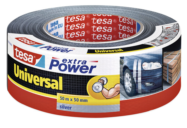 Tesa - Klebeband 50mmx50m extra Power Grey | 6 Stücke