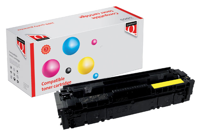Quantore - Tonercartridge HP CF402A 201A Geel