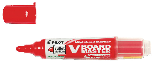 Pilot - V -Board Master Whiteboard -Marker, Rundpunkt, 2,3 mm, rot