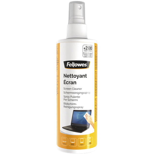 Fellowes - sauberer Bildschirmspray 250 ml