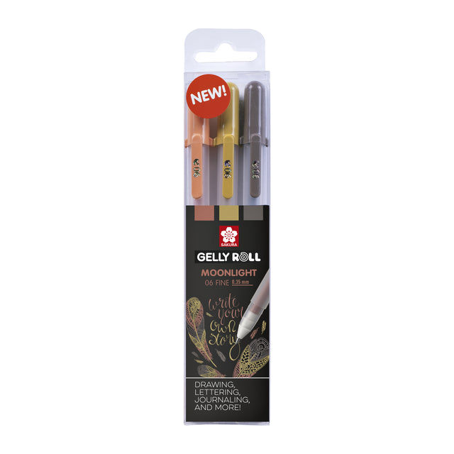 Sakura - Gelly Gelly Roll Moonlight Nature | 6 Stücke