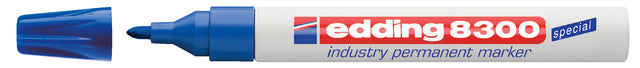 Edding -Filz -Tip EDDing 8300 Industrie um Blau 1,5-3mm | 10 Stücke