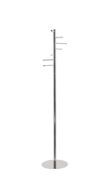 Maul - Calima -Metallmantel, Höhe 177 cm, 7 Hängeboten, Chrom