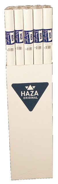 Haza - Muster -Tag -Papierrolle 10MX100cm Blanco | 5 Stücke