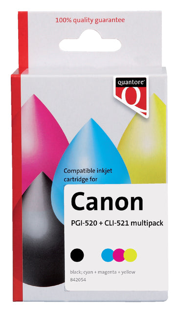 Quantore-Ink-Kartusche Canon PGI-520 CLI-521 2 Zw3K