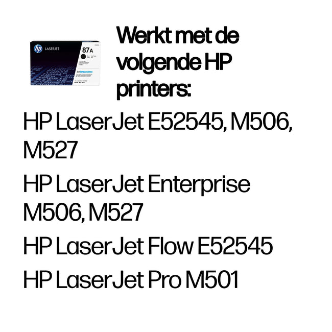 HP - Tonerkartusche cf287a 87a schwarz