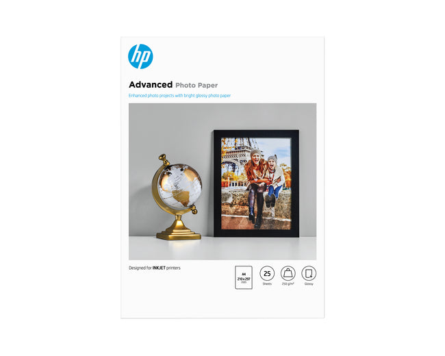 HP - Fotopapier q5456a A4 250gr glänzend