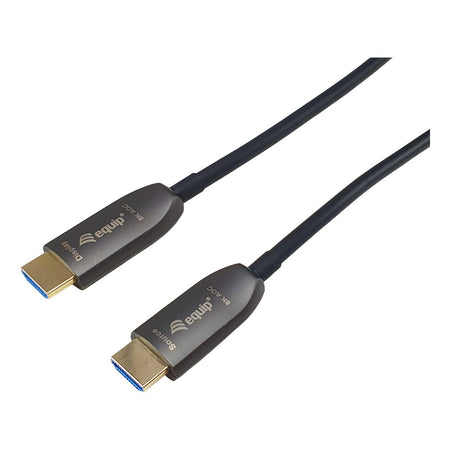 EQUIP -   119421 HDMI 2.1 Active Optic Armored kabel, 25 m, 8K/60Hz, 4K/120Hz, 48Gbps